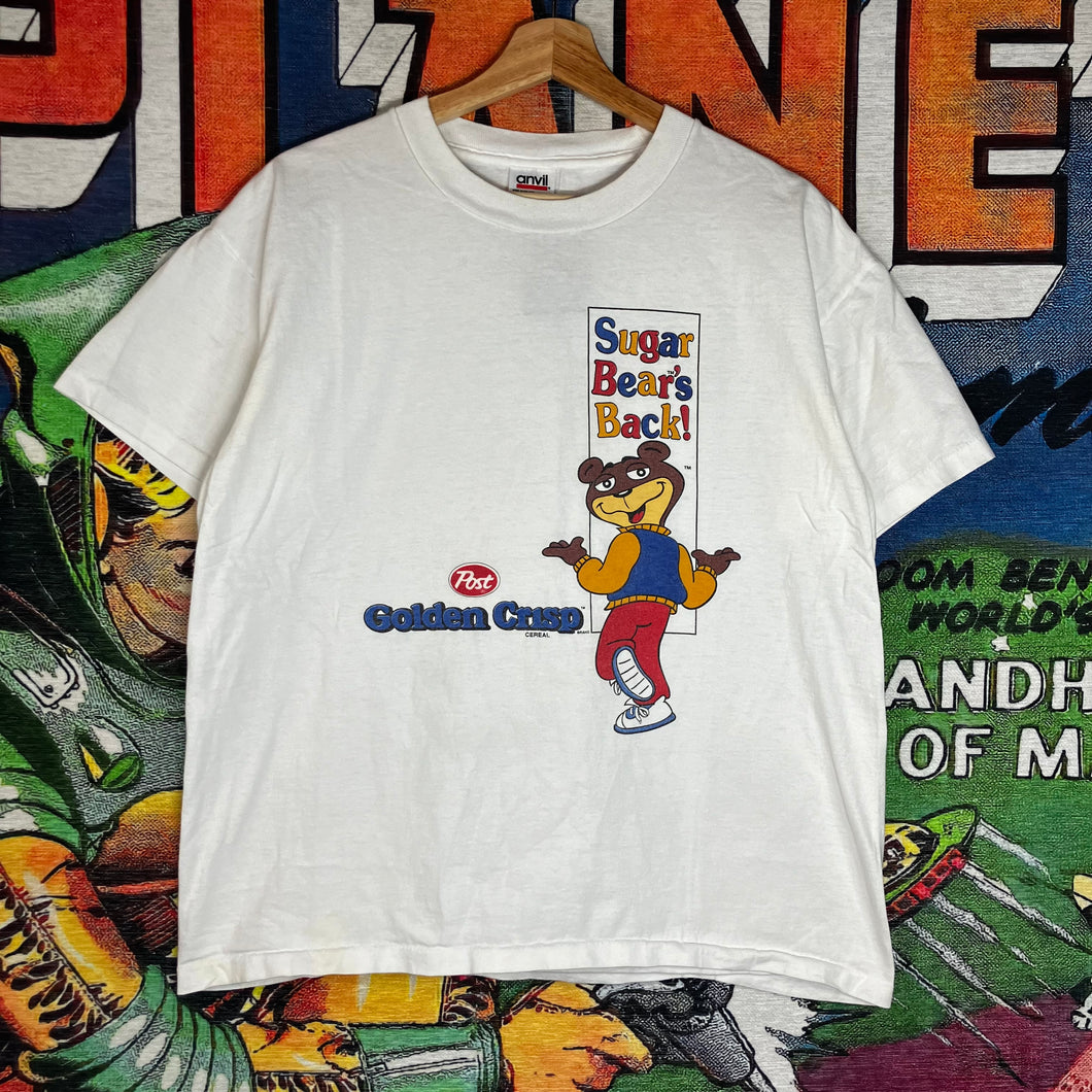 Vintage 90s Post Golden Crisp Promo Tee Size L