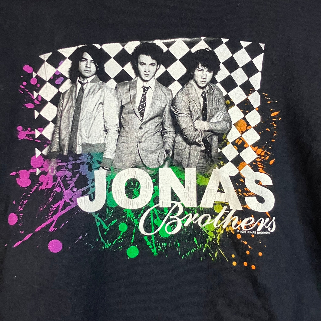 2009 Jonas Brothers The Burning Up Tour Tee Size S