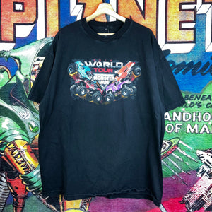 2014 Monster Jam World Tour Graphic Tee Size 2XL