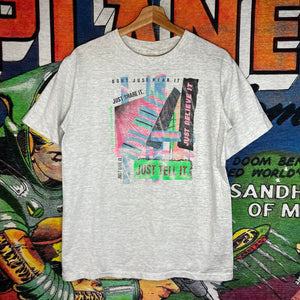 Vintage 90s Just Believe It Motivation Tee Size M