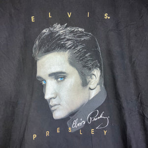 Vintage Y2K Elvis Presley Graceland Big Face Graphic Tee Size M