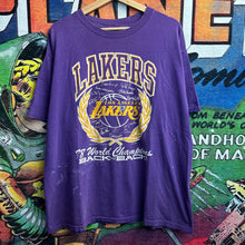 Load image into Gallery viewer, Vintage 80’s 88’ Lakers Championship Tee Size XL
