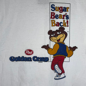 Vintage 90s Post Golden Crisp Promo Tee Size L