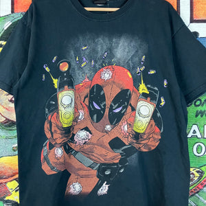 Y2K Mad Engine Dead Pool Big Print Tee