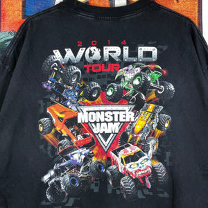 2014 Monster Jam World Tour Graphic Tee Size 2XL