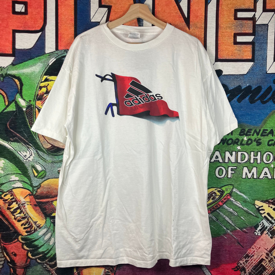 Vintage 90s Adidas Graphic Tee Size XL