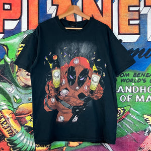 Y2K Mad Engine Dead Pool Big Print Tee