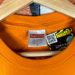 Supreme Banner Tee Size Large