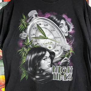 High Times 4:20 Stop Watch Graphic Tee Size XL