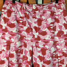 Load image into Gallery viewer, A Bathing Ape ABC Camo Cargo Shorts Pink Size S
