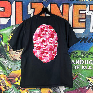 Bape Pink ABC Ape Head Tee Size Medium