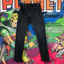 Load image into Gallery viewer, G Star Waxed Black Super Skinny Denim Jeans Size 29”
