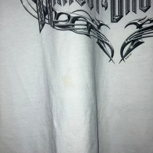 Harley Davidson 2007 Logo Graphic L/S White Tee Size 2XL