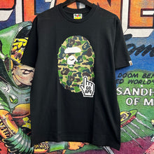 Load image into Gallery viewer, Brand New Bape Green Camo Ape Head Online Exclusive Tee Size Medium
