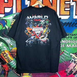 2014 Monster Jam World Tour Graphic Tee Size 2XL