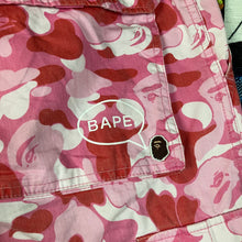 Load image into Gallery viewer, A Bathing Ape ABC Camo Cargo Shorts Pink Size S
