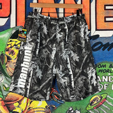 Load image into Gallery viewer, Bape Forest Camo Manhunt Shorts Size L
