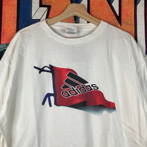 Vintage 90s Adidas Graphic Tee Size XL