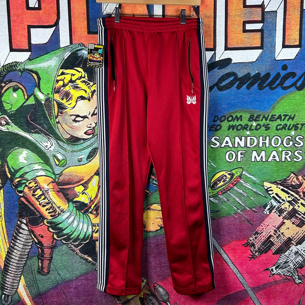 Needles Red Pleated Track Pants Size Small