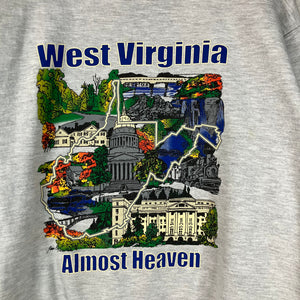 Vintage 90s Y2K West Virginia Sweatshirt Size M