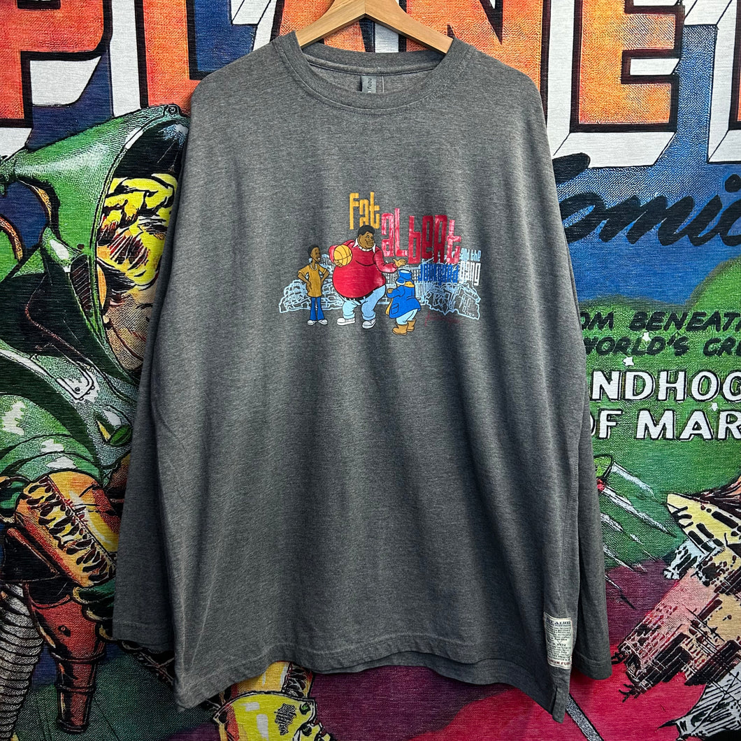 Y2K Platinum Fubu Fat Albert Longsleeve Tee Size 2XL