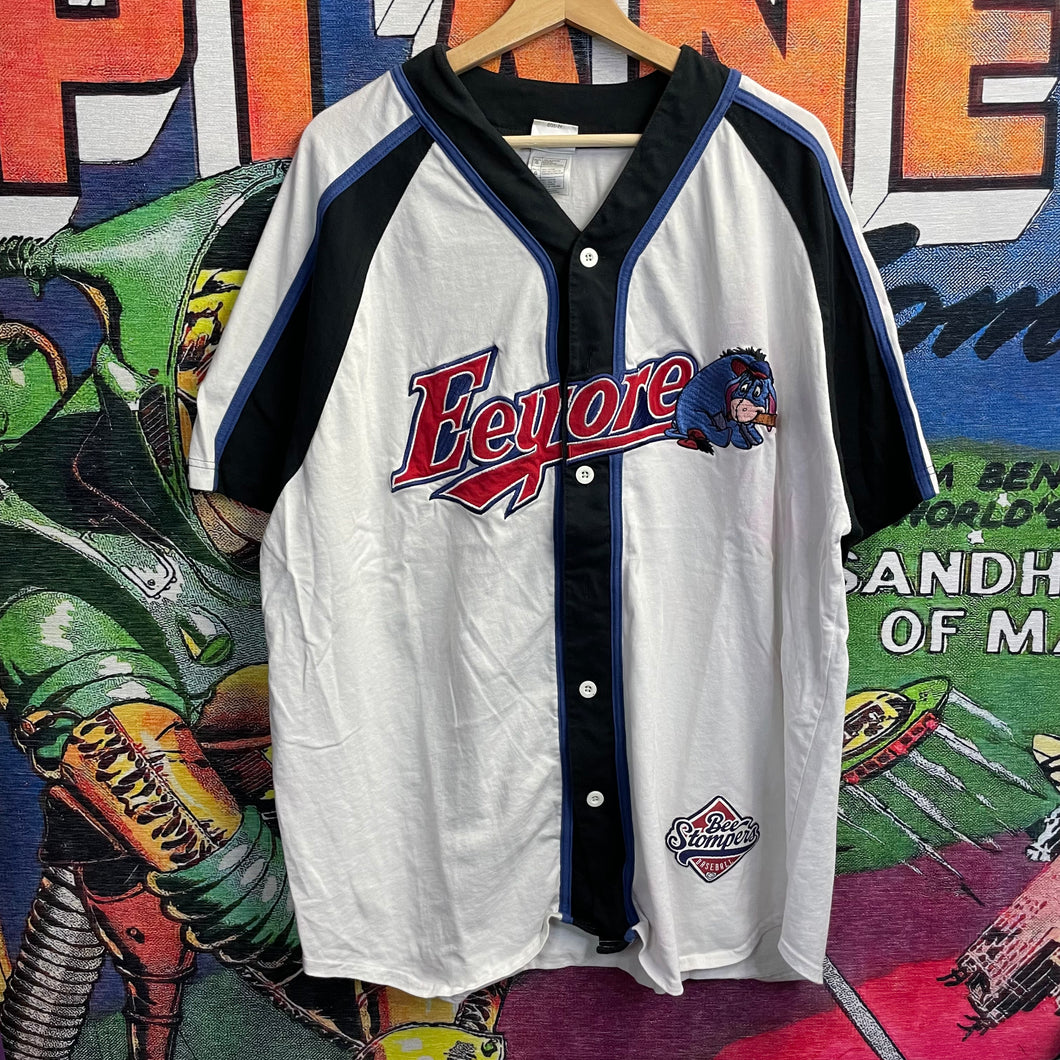 Area52houston Vintage 90’s Eeyore Baseball Jersey Size Large