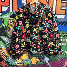 Load image into Gallery viewer, Y2K Flower Zip Up Jacket Size XL Womens
