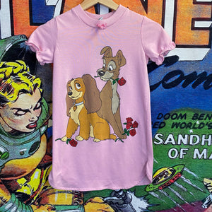 Disney Lady and the Tramp Movie Tee Shirt size Small